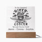 Personalized Gift For Dad - Amazing Biker Dad Acrylic Plaque
