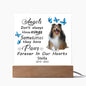 Sheltie Memorial Square Acrylic Sign Plaque