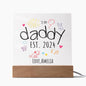 Personalized New Dad Gift - Established Acrylic Plaque