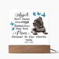 Pitbull Memorial Square Acrylic Sign Plaque