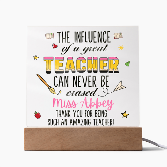 Teacher So Appreciated Pers