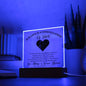 Personalized Gift For Her - Constellation of Hearts -Acrylic Plaque