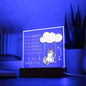 Personalized Night Light for Girl's Room - Unicorn