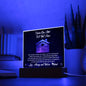 House warming gift  - under one star - Personalized Acrylic Plaque