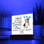 Beagle Memorial Square Acrylic Sign Plaque