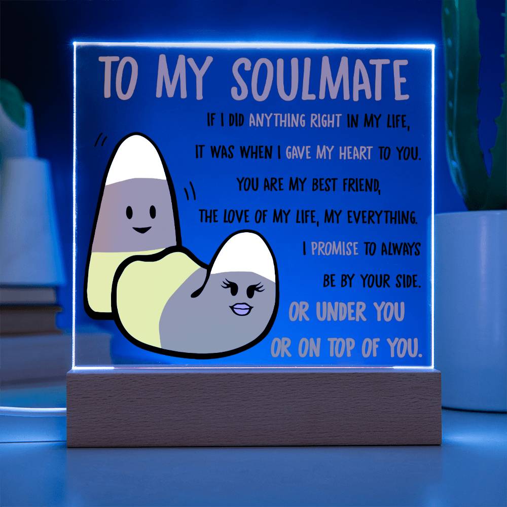 Soulmate-By Your Side-Acrylic Acrylic - Square Template