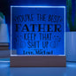 Personalized Dad Gift - You're The Best Acrylic Plaque