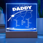 Personalized Gift For Dad - We're Hooked on Daddy Acrylic Plaque