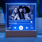 Personalized Friends Acrylic Song Plaque Table Top Display