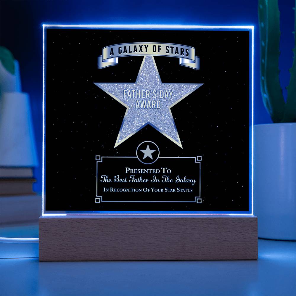 Dad Gift-Galaxy Of Stars-Square Acrylic Plaque