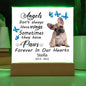 French Bulldog Memorial Square Acrylic Sign Plaque