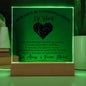 Personalized Gift For Her - Constellation of Hearts -Acrylic Plaque