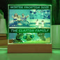 Personalized Family Vacation Memories Acrylic Plaque Table Top Display Gift