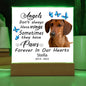 Dascshund Memorial Square Acrylic Sign Plaque