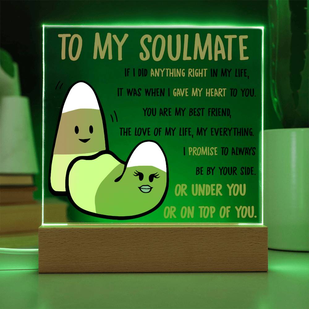 Soulmate-By Your Side-Acrylic Acrylic - Square Template