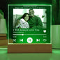 Personalized Anniversary Acrylic Song Plaque Table Top Display