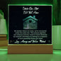 House warming gift  - under one star - Personalized Acrylic Plaque