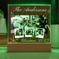 Personalized Family Christmas Memories Acrylic Plaque Table Top Display Gift