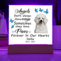 Poodle Memorial Square Acrylic Sign Plaque