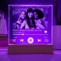 Personalized Friends Acrylic Song Plaque Table Top Display