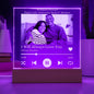 Personalized Anniversary Acrylic Song Plaque Table Top Display