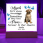 Labrador Retriever Memorial Square Acrylic Sign Plaque