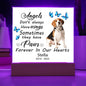 Beagle Memorial Square Acrylic Sign Plaque