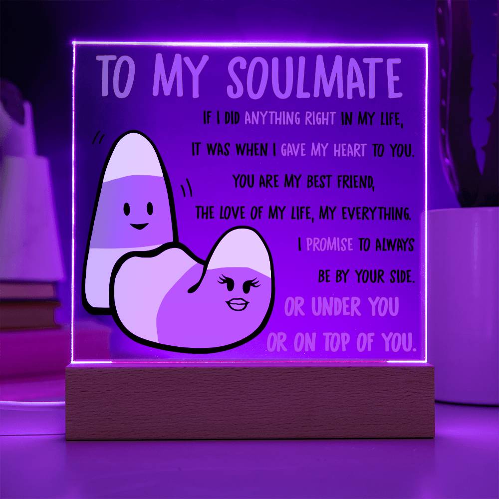 Soulmate-By Your Side-Acrylic Acrylic - Square Template