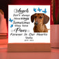 Dascshund Memorial Square Acrylic Sign Plaque