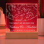 Personalized Stars Celestial Acrylic Gift Sign - The Night We Became One