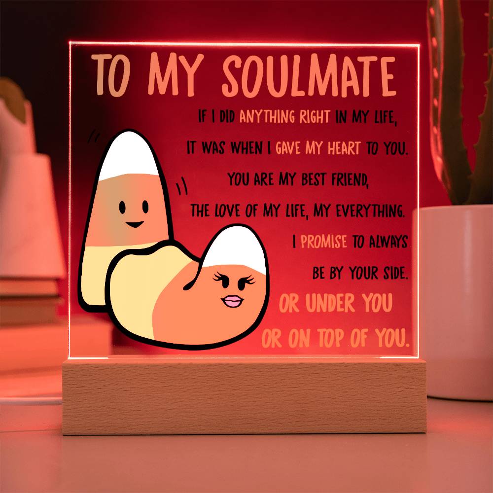 Soulmate-By Your Side-Acrylic Acrylic - Square Template