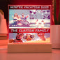 Personalized Family Vacation Memories Acrylic Plaque Table Top Display Gift