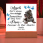 Pitbull Memorial Square Acrylic Sign Plaque