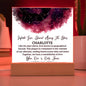 Personalized Gift - Infinite Love - Personalized Acrylic Plaque