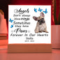 French Bulldog Memorial Square Acrylic Sign Plaque