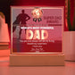 Dad Gift-Super Dad Award-Square Acrylic Plaque