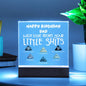 Personalized Birthday Gift For Dad - Little Shits Acrylic Plaque