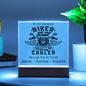 Personalized Gift For Dad - Amazing Biker Dad Acrylic Plaque