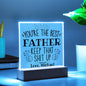 Personalized Dad Gift - You're The Best Acrylic Plaque