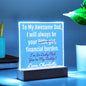 Funny Dad Gift-Financial Burden-I'm Lucky Your My Dad Acrylic Plaque