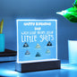 Personalized Birthday Gift For Dad - Little Shits Acrylic Plaque