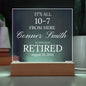 Police Retirement  - 3540  x 3186 - SO Square Plaque (2)