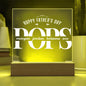 Personalized Fathers Day Gift For Dad - Pops Acrylic Plaque