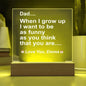 Funny Dad Gift-Funny As My Dad Acrylic Plaque