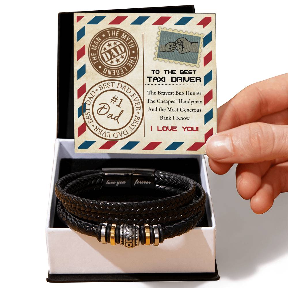 Gift For Dad - Love You Forever Bracelet - Generous Bank