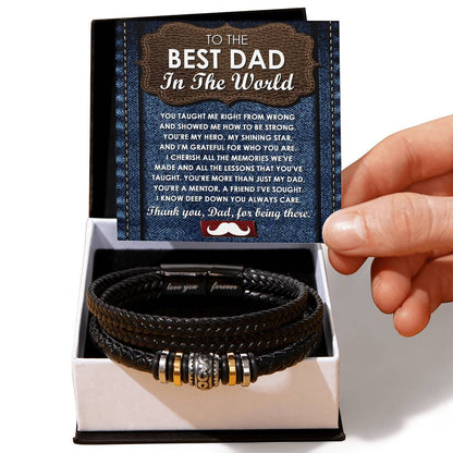 Bracelet Gift For Dad - To Be Strong