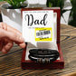 Gift For Dad - Love You Forever Bracelet - The Very Best