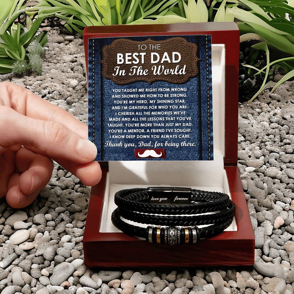 Bracelet Gift For Dad - To Be Strong