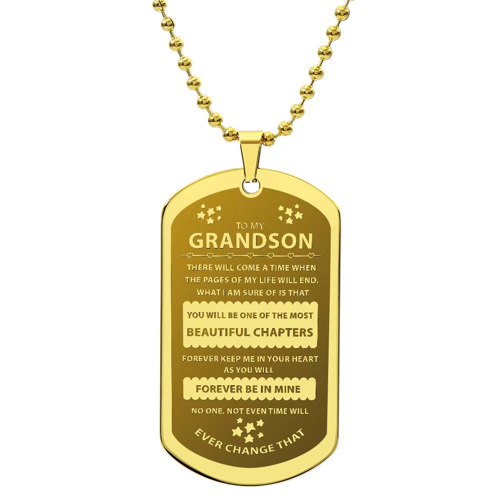 Grandson Gift - Forever Keep Me In Your Heart