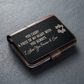Engraved Wallet Card - A Piece Of My Heart
